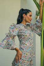 Women’s Floral Print Co-Ord Set Co-Ord Set Short Co-Ord Set