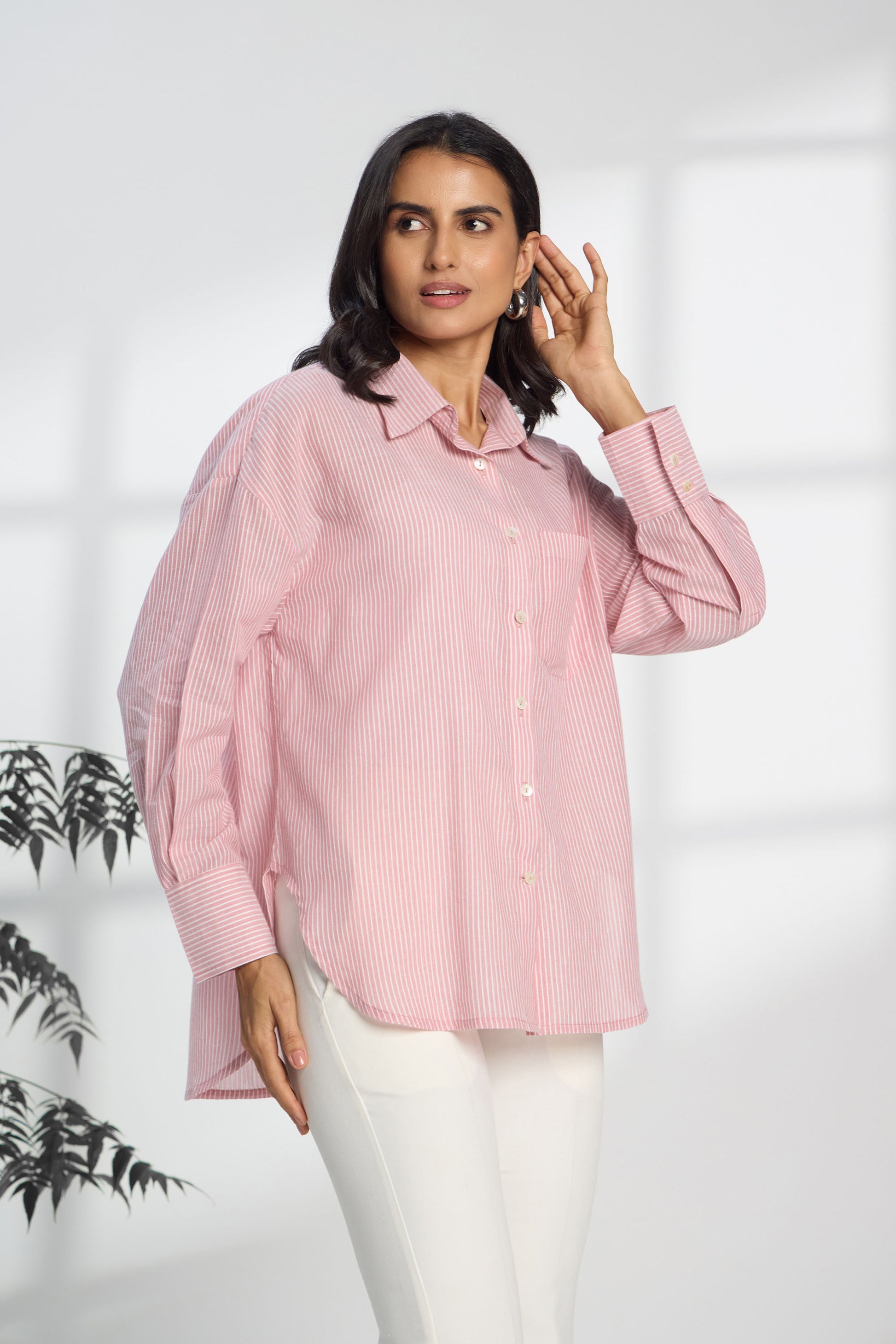 Pink Full Sleeves Shirt