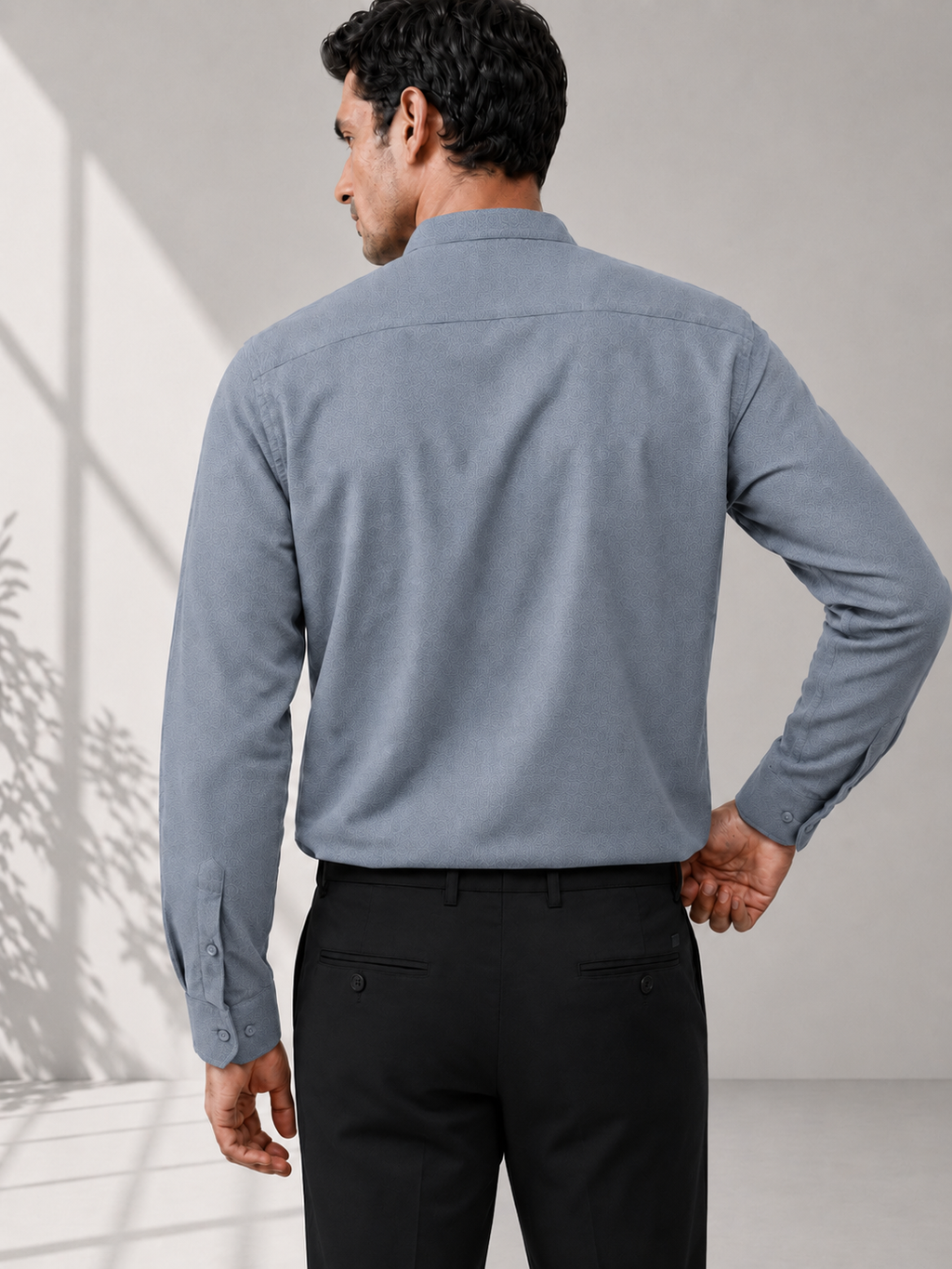 Premium Blue Texture Shirt