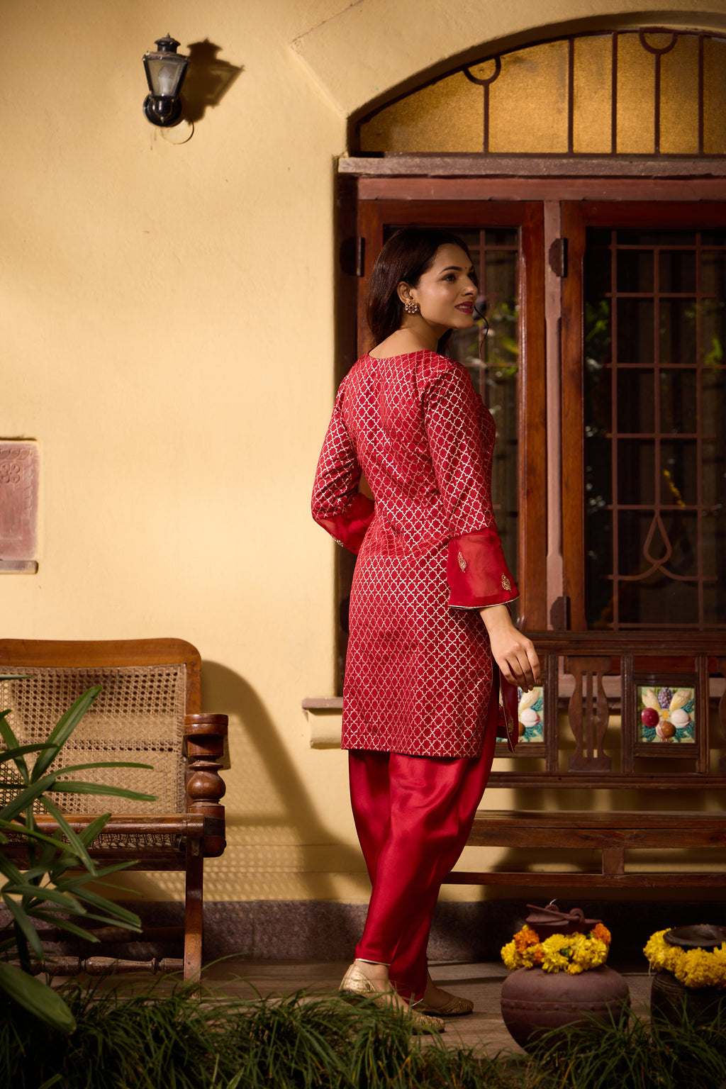 Qurat | Women Temple Co-ord set