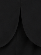 Round Hemline Black Pathani Set