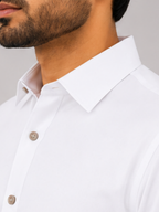 Shirt Collar White Pathani Kurta Set