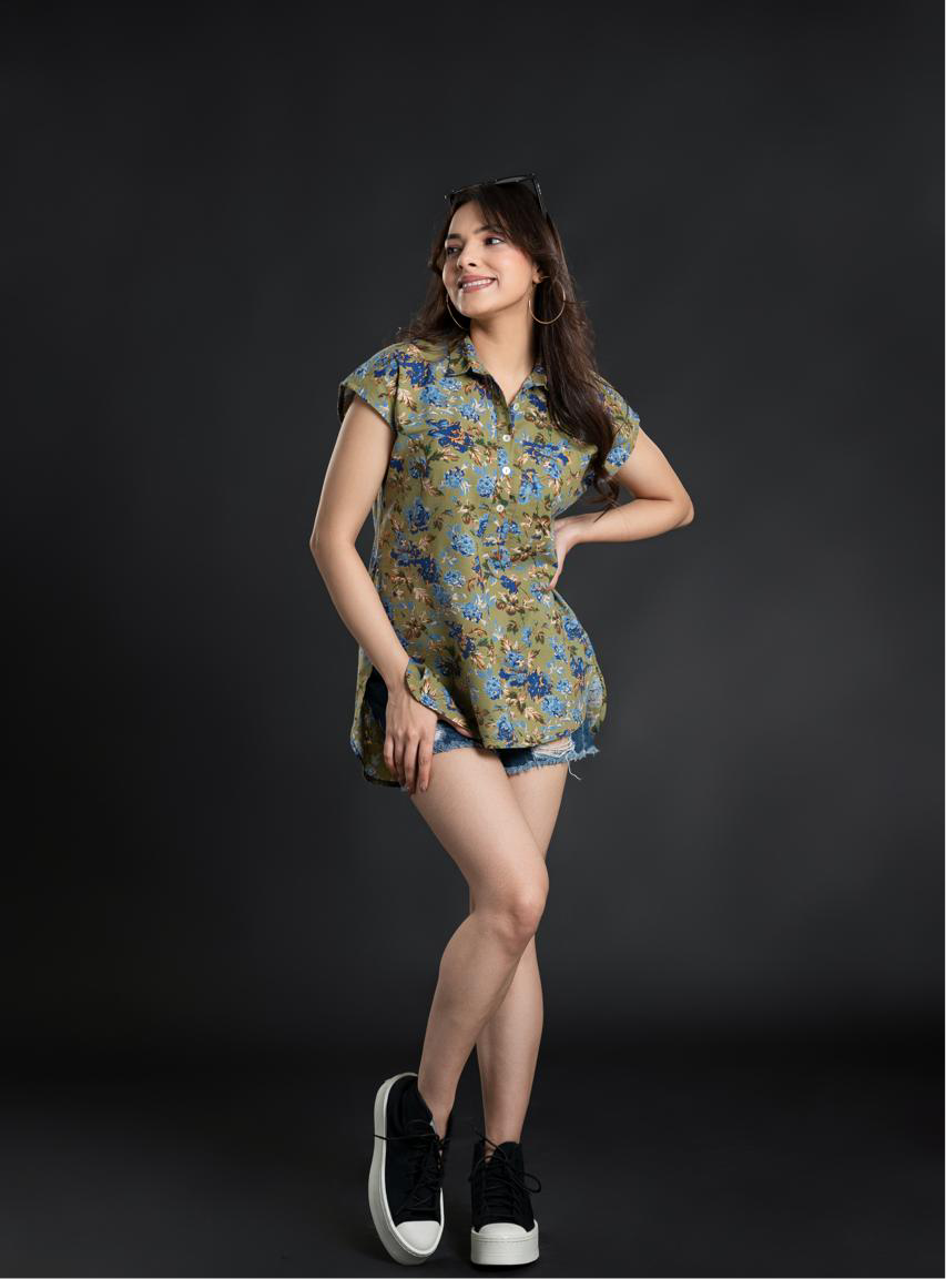 Short Cap SLeeves Top