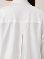 Solid White Pathani Kurta Set for Women