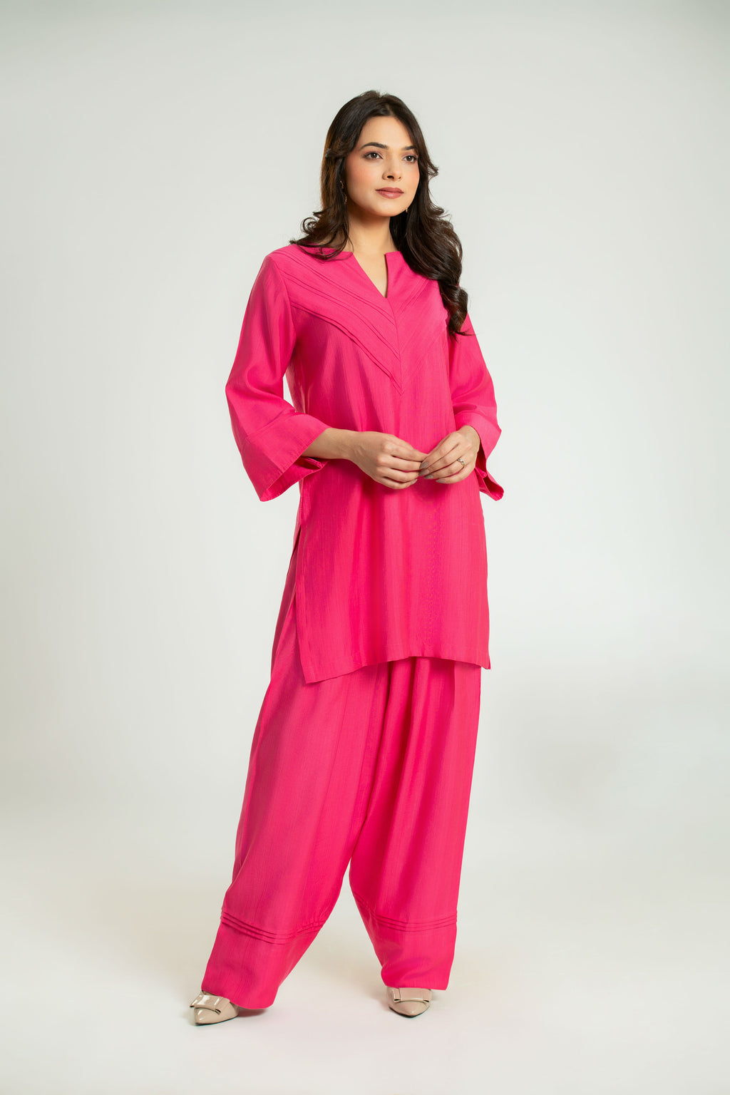 Temple Pleated Co-ord set