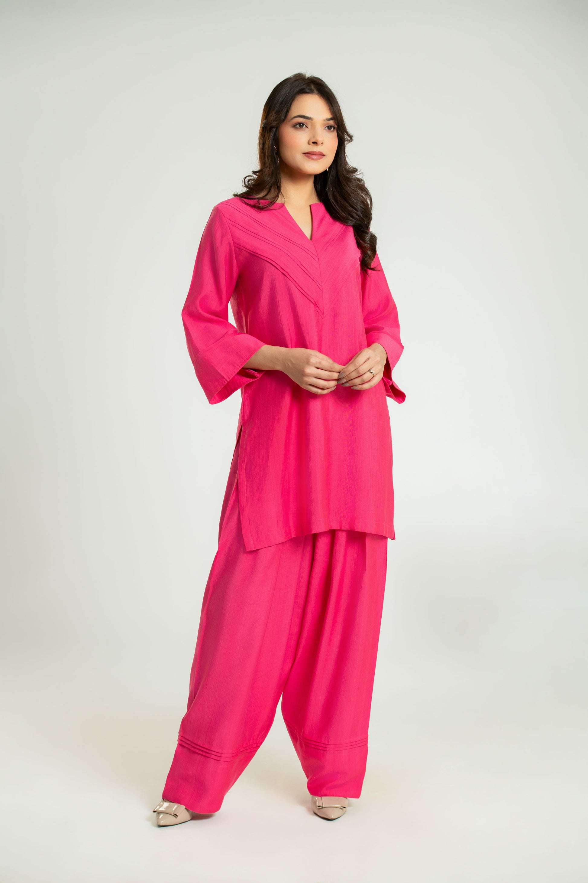 Temple Pleated Co-ord set