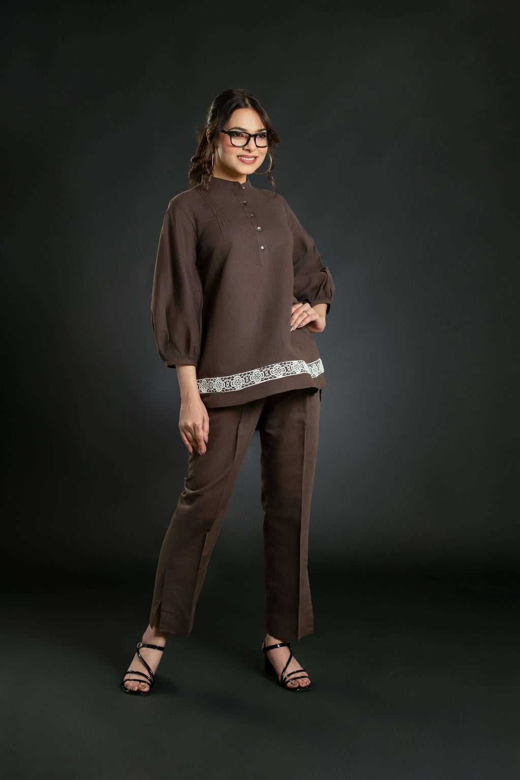 Women's Crochet Lace Short Coord Set Short Co-Ord Set