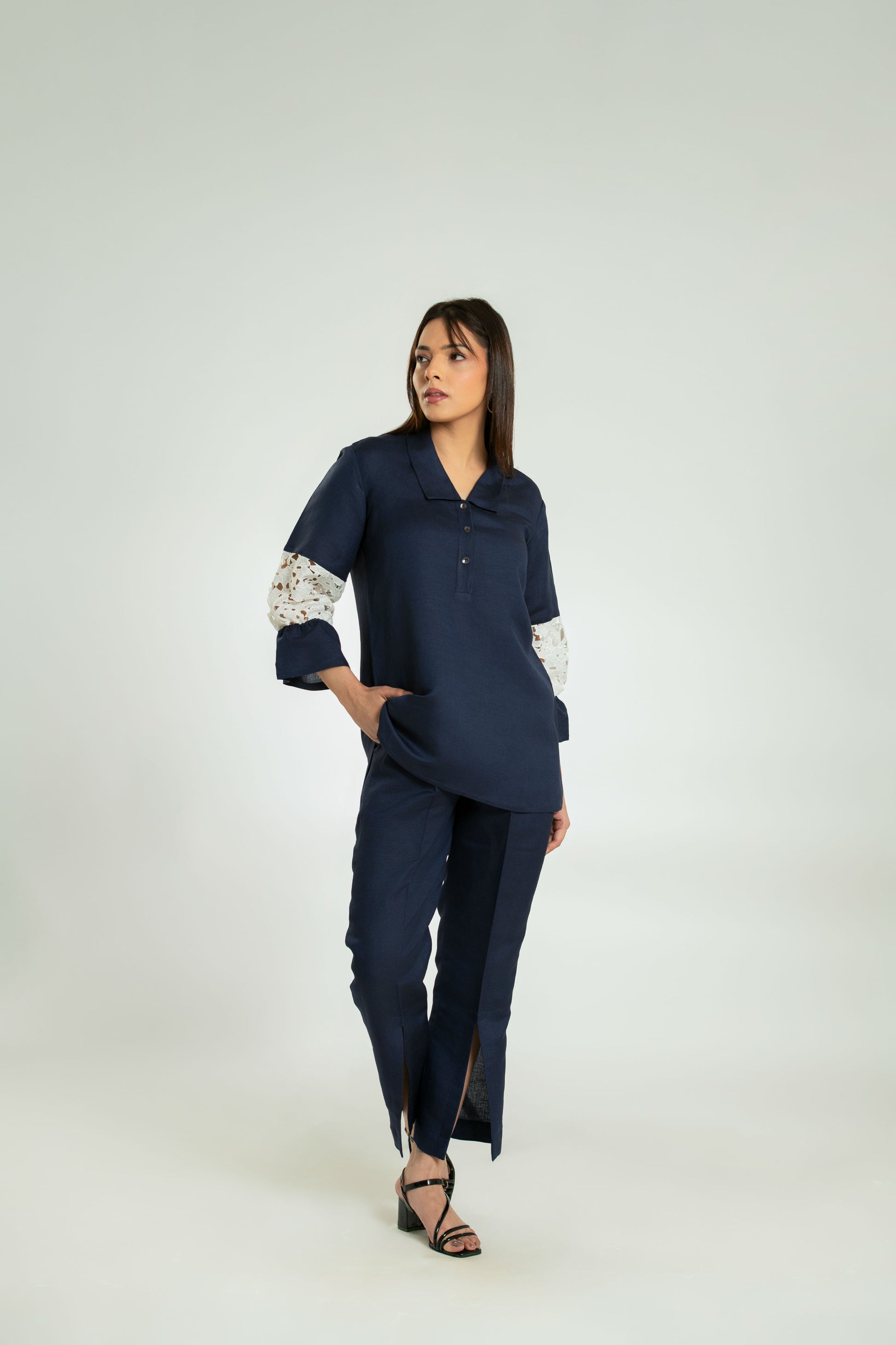 crochet detailing co-ord