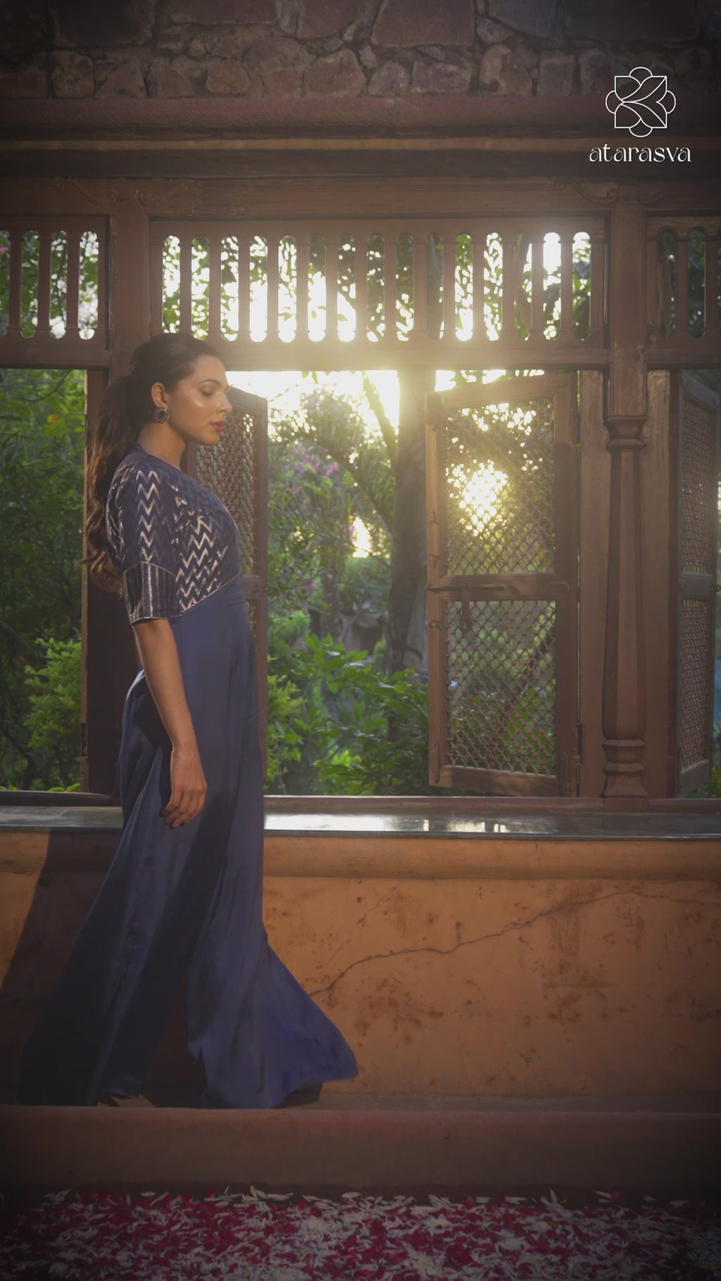 Riyaaz | Women Blue Jumpsuit