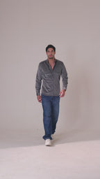 Corduroy Men's Shirt - Ash Grey
