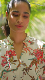 Women’s Vibrant Print Co-Ord Set Co-Ord Set Printed Linen Co-Ord Set
