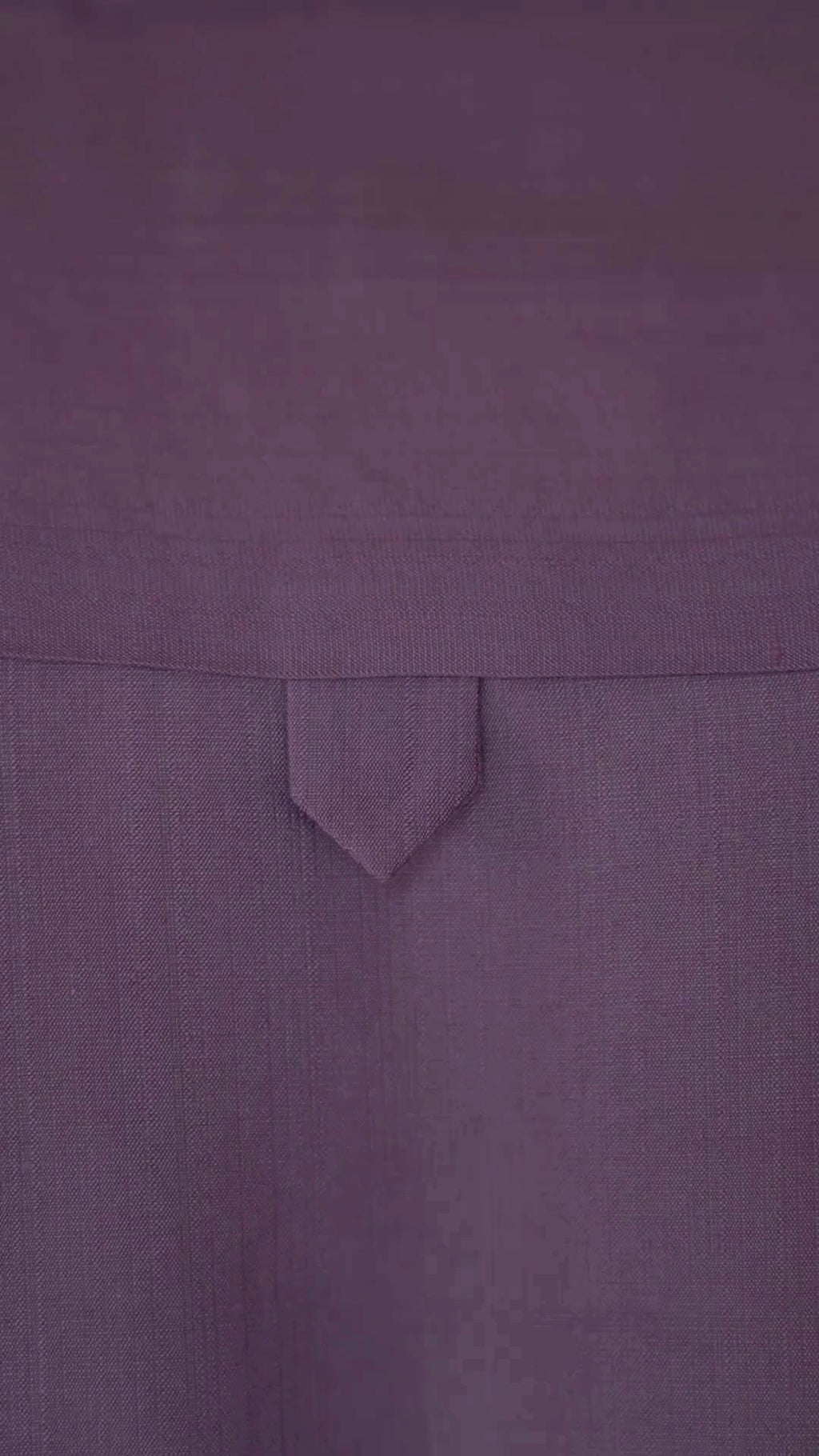 Men's Lustrous Purple Kurta with Mandarin Collar