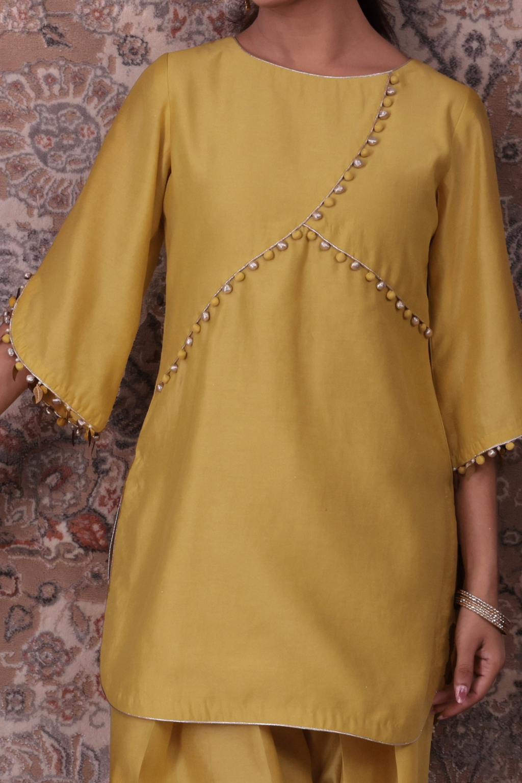Eira - Women's Lime Green Kurta Set