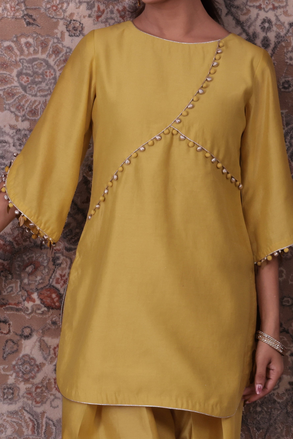 Eira - Women's Lime Green Kurta Set