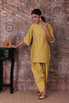Eira - Women's Lime Green Kurta Set