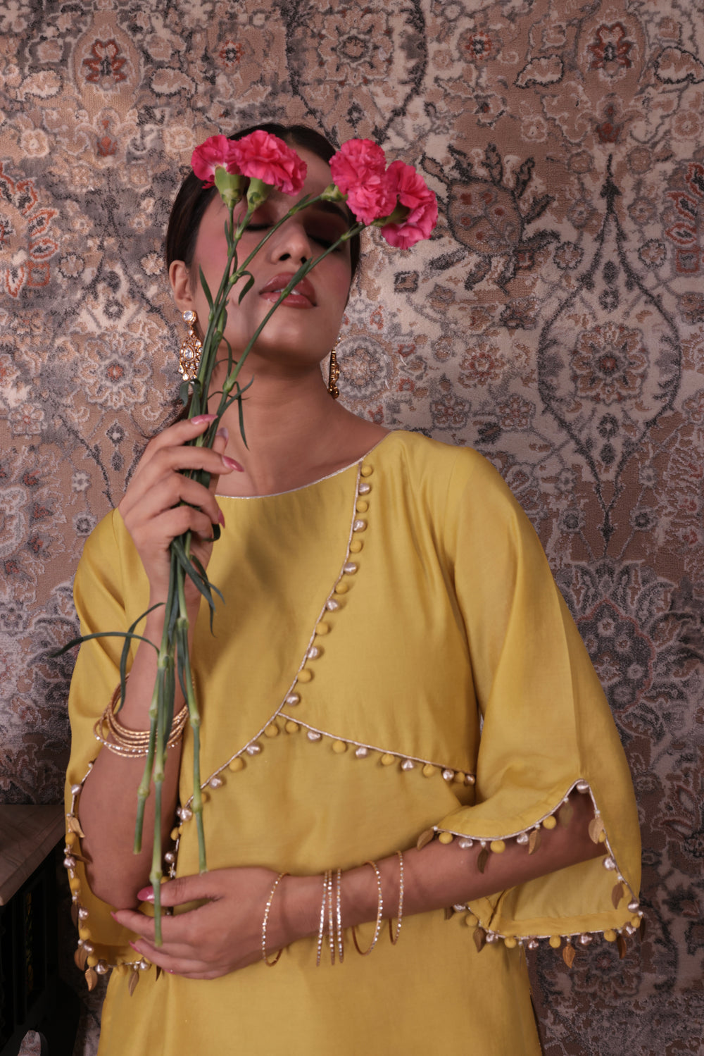 Eira - Women's Lime Green Kurta Set